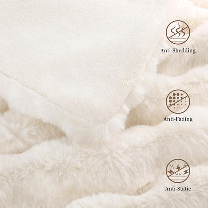 Luxury Faux Fur Throw Blanket
