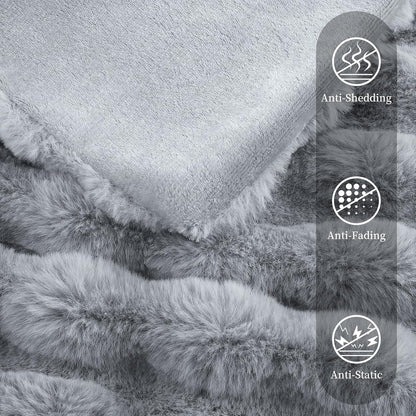 Luxury Faux Fur Throw Blanket