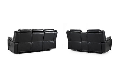 Galaxy Tech Smart Electric Recliner Sofa:  Leatheraire 3+2 Set