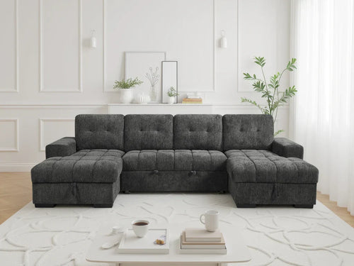Palermo U-Shape Corner Sofa Bed