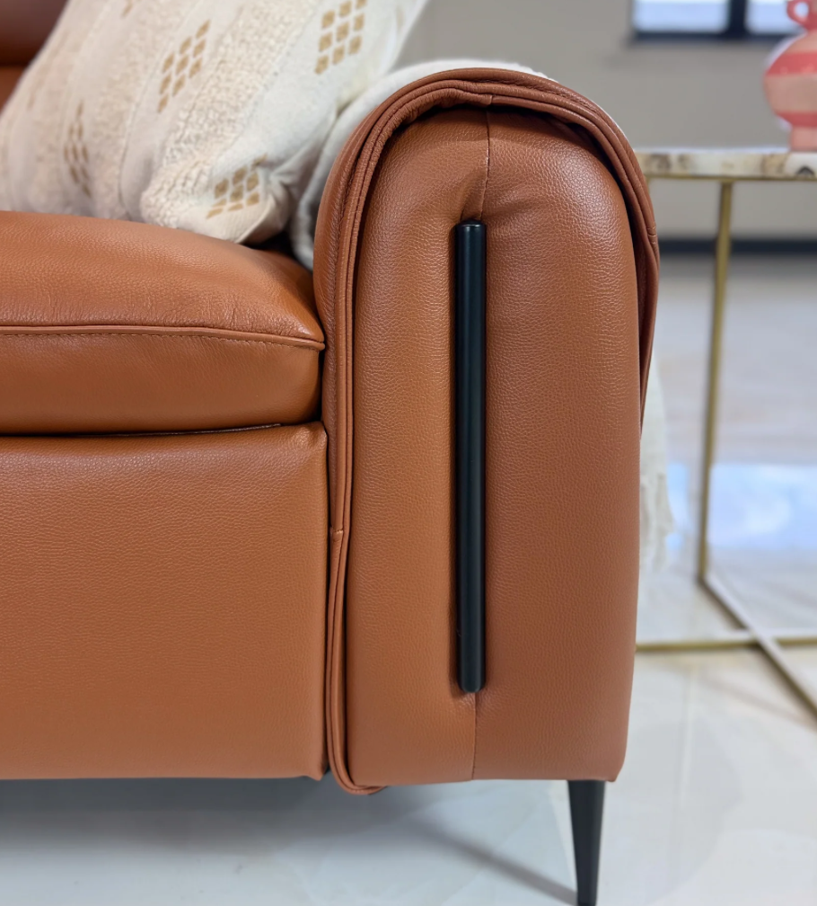 Arizona Electric Recliner Leather Corner Sofa