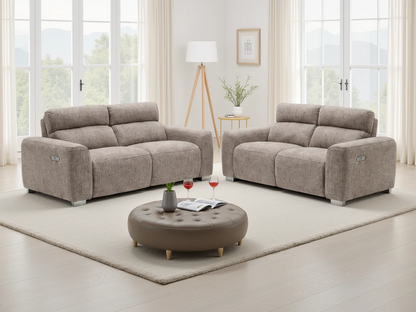 Toronto 3 & 2-Seater Electric Recliner Sofa