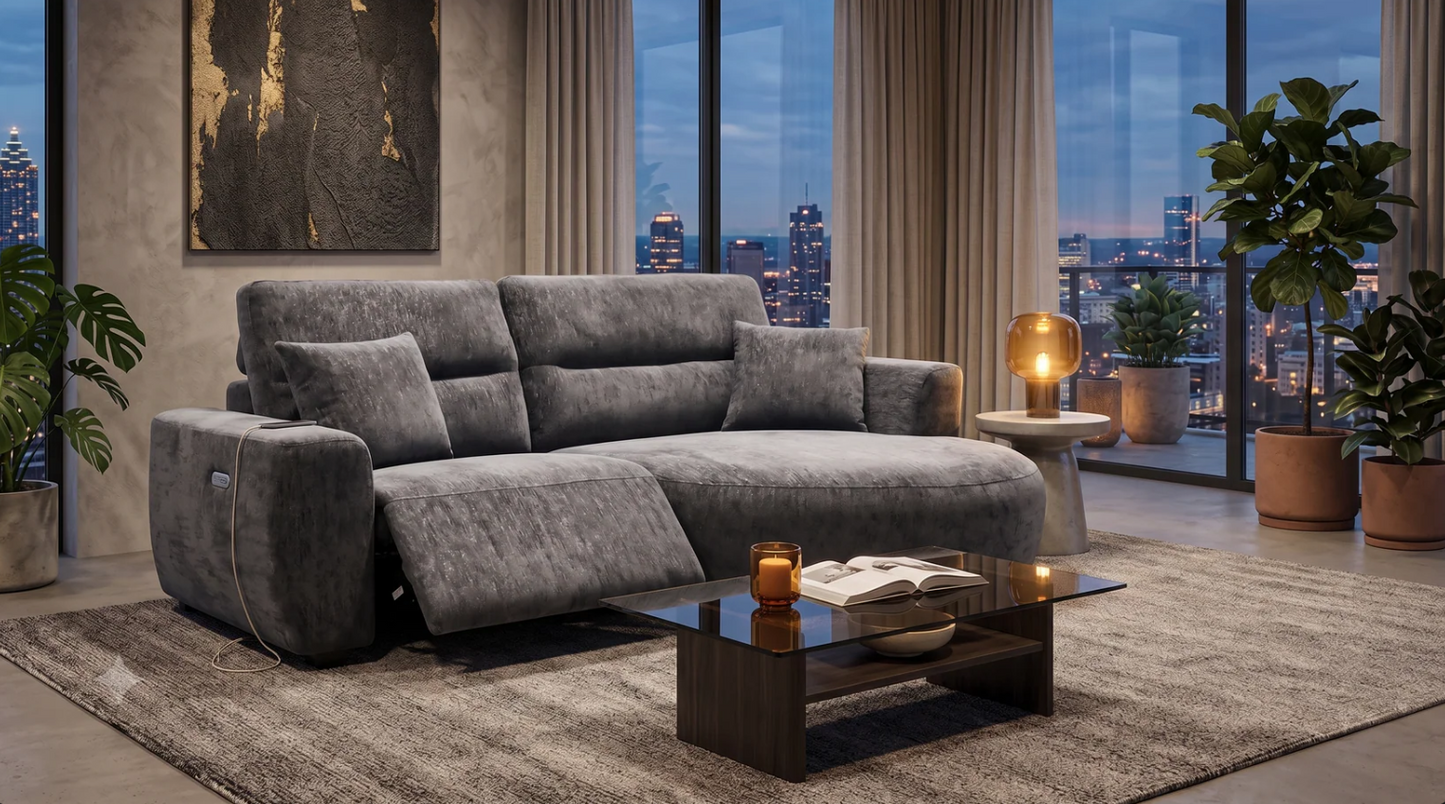 Denver Electric Recliner Chaise Lounge - Left or Right Hand Chaise