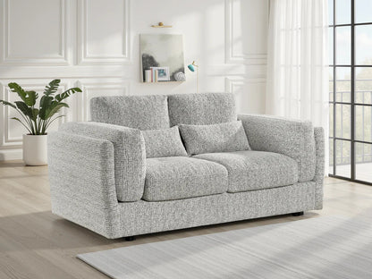 Bari 2-Seater Fabric Sofa with Chunky Armrests